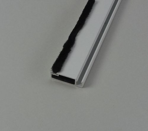 stabile Aluminium Profile mit Bürstendichtung für Fliegengitter Aluprofil mit Bürstendichtung für Insektenschutz Fliebengitter Premium