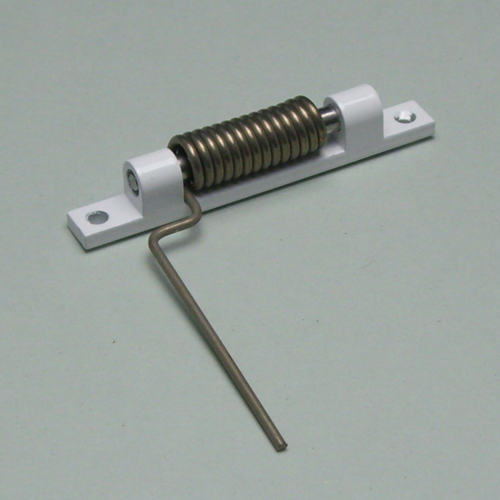 Türschließer aus Alu für Insektenschutz in weiss (RAL9016) Aluminium Türschließer in weiss (RAL9016)
