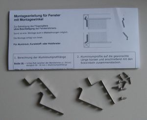 Edelstahl Montagewinkel; Montagewinkel aus Edelstahl
